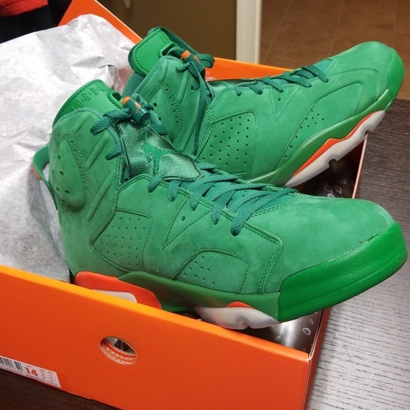 jordan 6 green gatorade